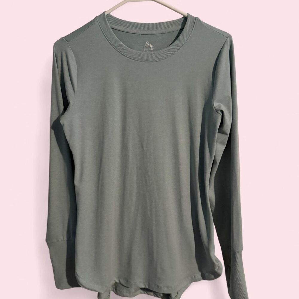 Reebok Women's Green and Blue Shirt